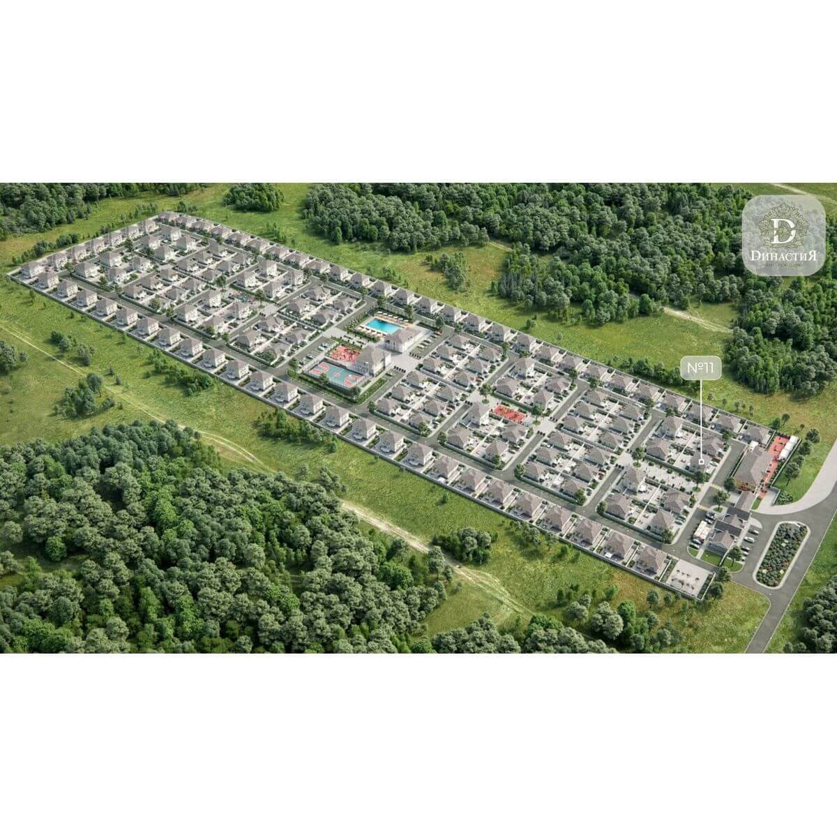 Планировка Коттедж площадью 165.14 м² №100 продаётся в городе Симферополь «КП Династия» от застройщика по цене 29 890 109 ₽ – Море Близко