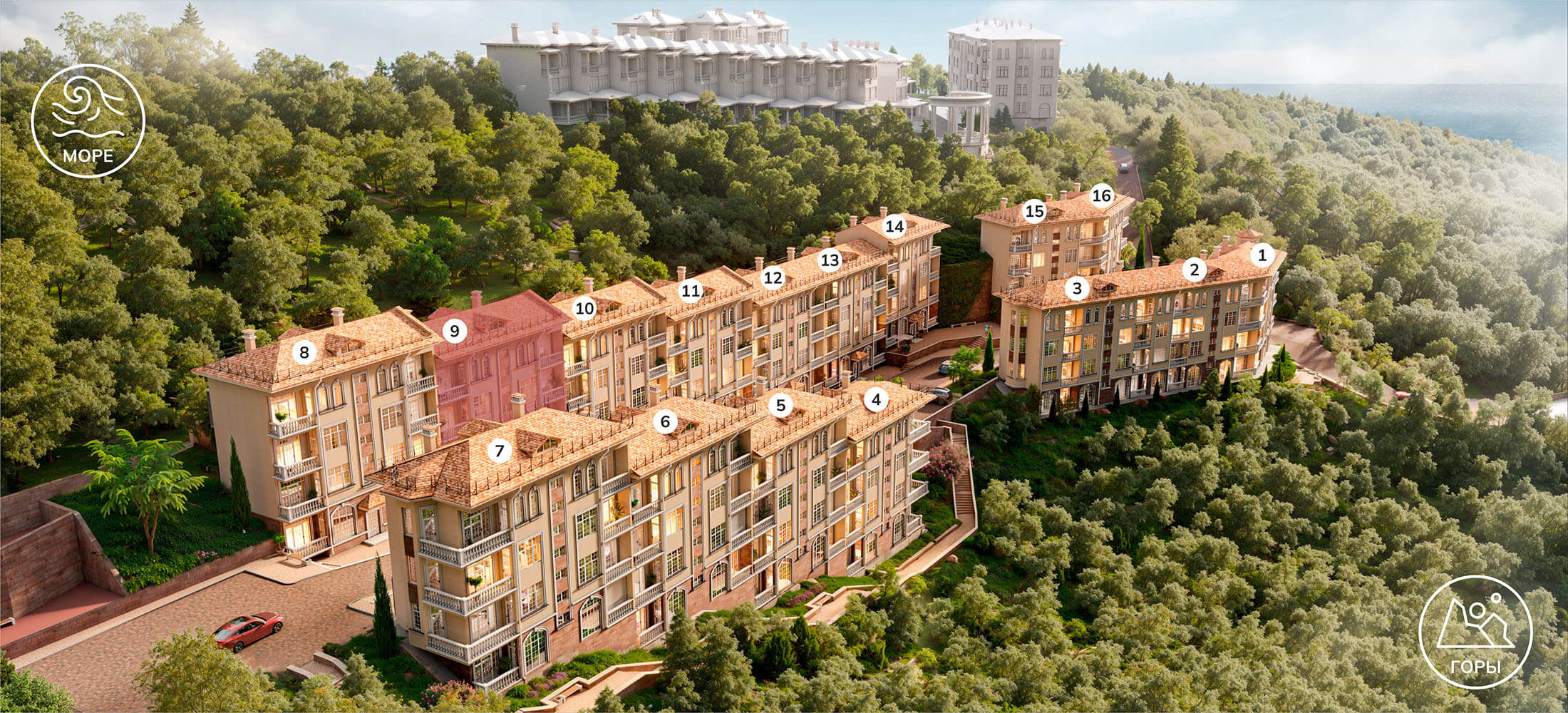 Планировка 1‑комнатная квартира 37,2 м² в ЖК «Ласка» — №65 корпус Жилой комплекс Ласка | Море Близко