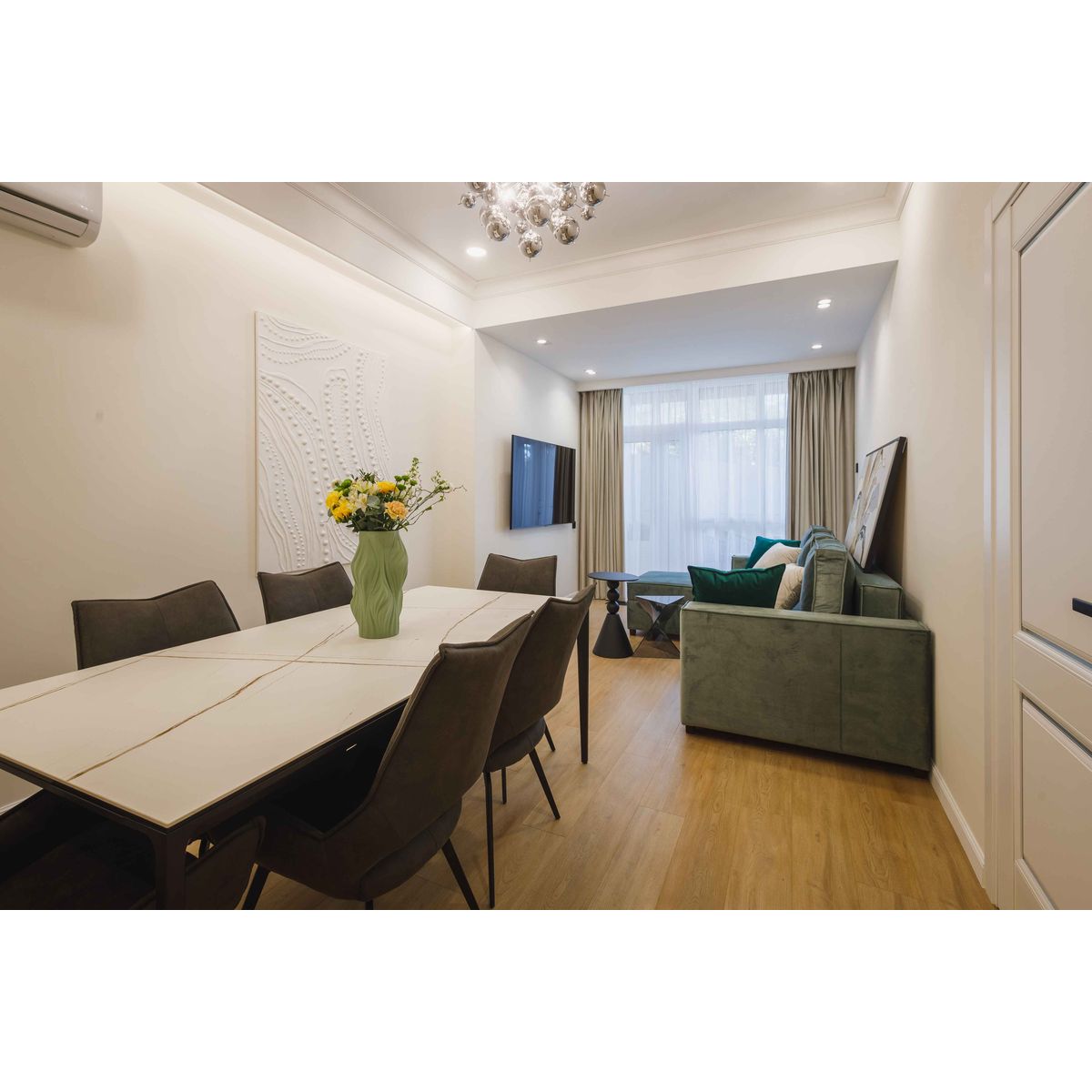 Планировка Квартира 1‑комнатная площадью 75.20 м² №9.050.30 продаётся в городе Ялта «ЖК Монако» от застройщика по цене 30 652 330 ₽ – МОРЕ БЛИЗКО