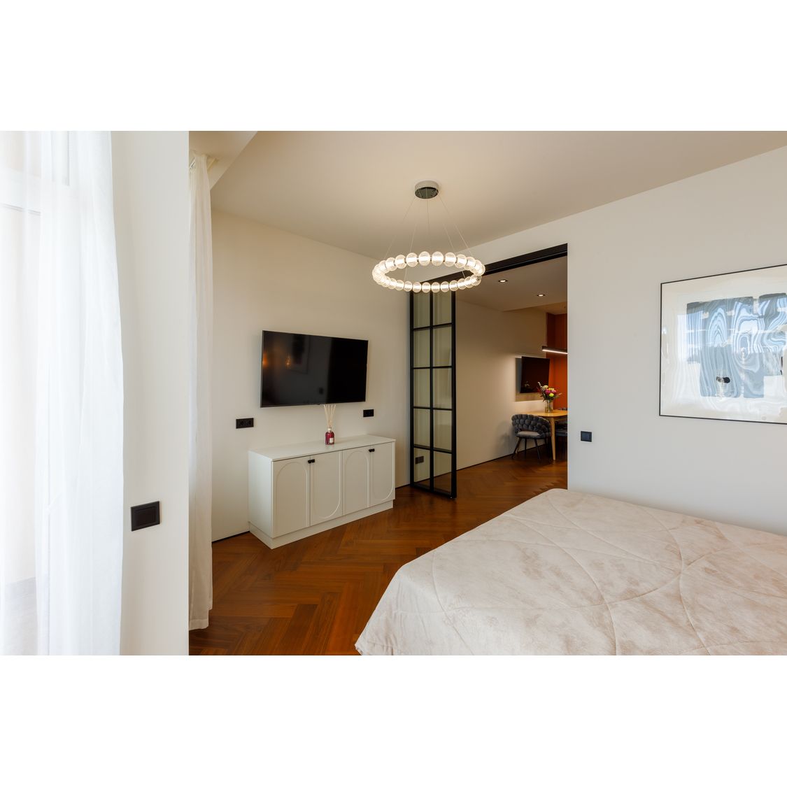 Планировка Квартира 1‑комнатная площадью 51.25 м² с видом на море №97 продаётся в городе Ялта «ЖК Монако» от застройщика по цене 23 500 120 ₽ – МОРЕ БЛИЗКО