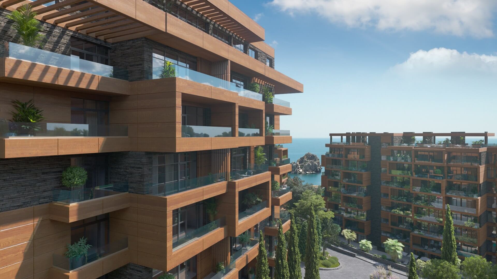 Планировка Апартамент 3‑комнатный площадью 90.44 м² с видом на море №33 корпус И продаётся в городе Гурзуф «АК Море.Ялта» от застройщика по цене 33 363 474 ₽ – МОРЕ БЛИЗКО