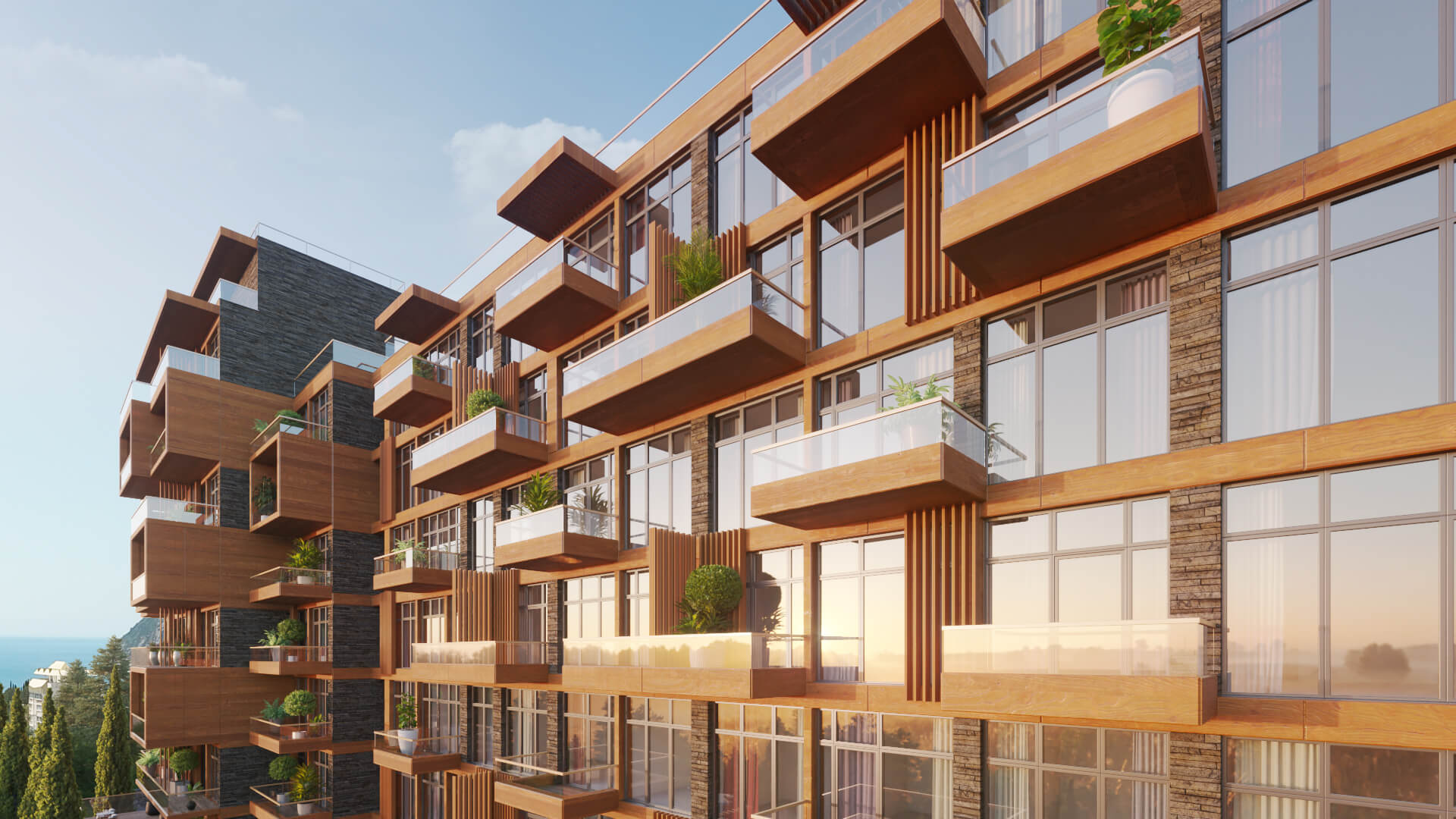 Планировка Апартамент 3‑комнатный площадью 90.44 м² с видом на море №33 корпус И продаётся в городе Гурзуф «АК Море.Ялта» от застройщика по цене 33 363 474 ₽ – МОРЕ БЛИЗКО