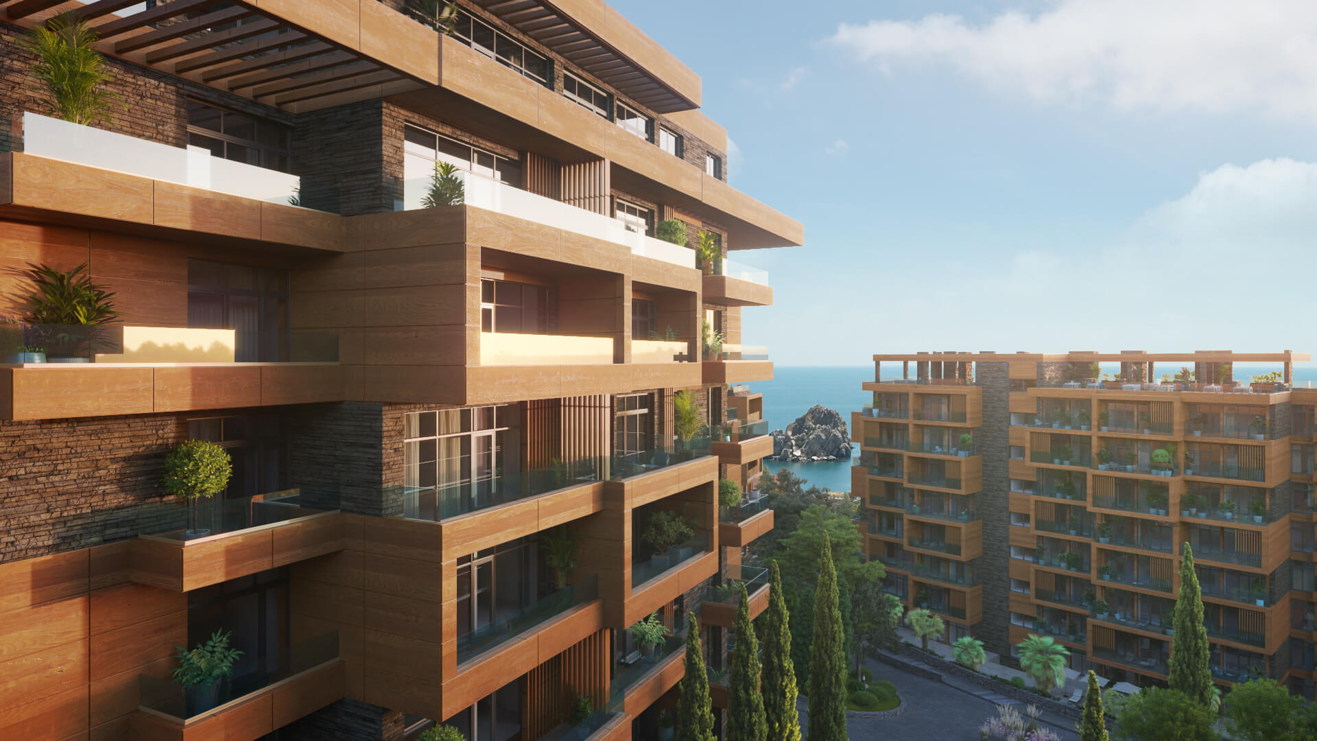 Планировка Апартамент 3‑комнатный площадью 90.44 м² с видом на море №33 корпус И продаётся в городе Гурзуф «АК Море.Ялта» от застройщика по цене 33 363 474 ₽ – МОРЕ БЛИЗКО