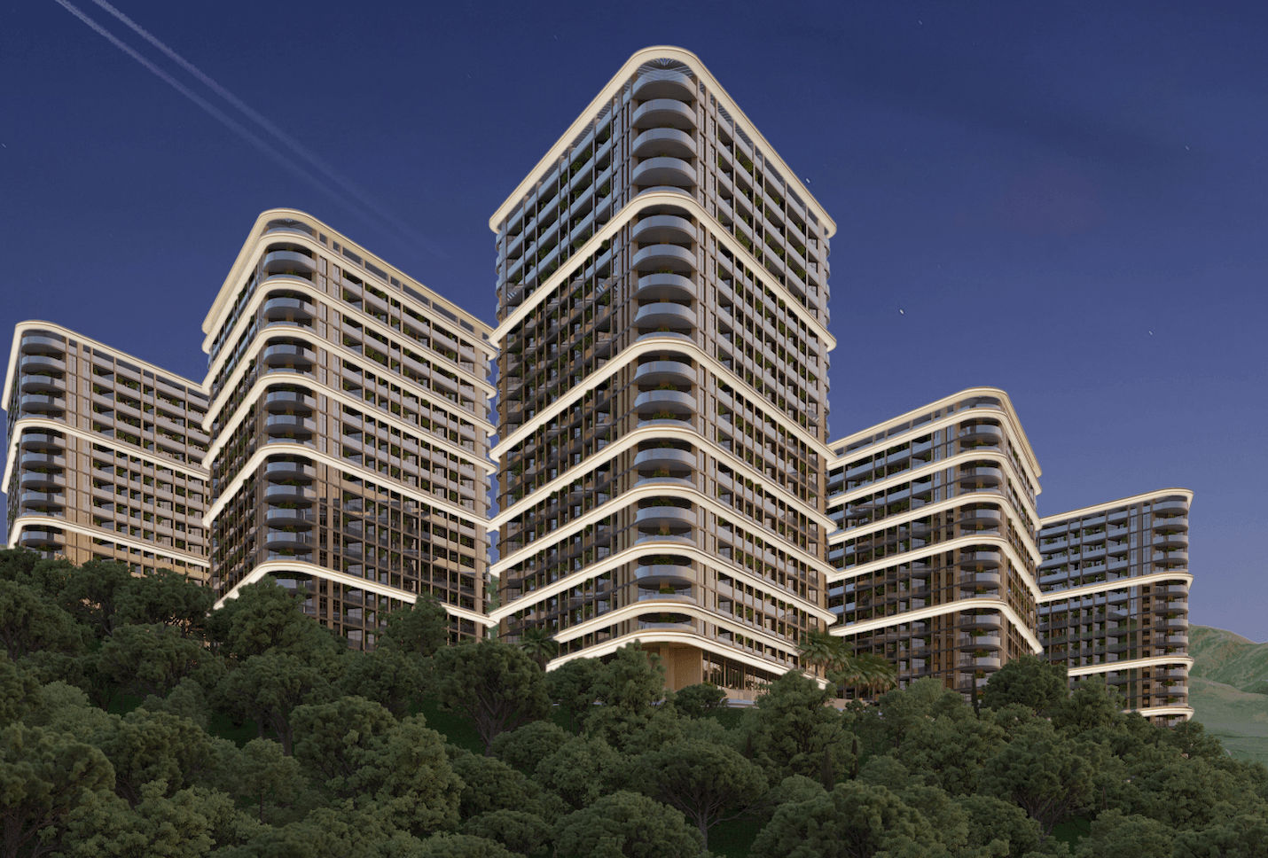 Планировка Студия площадью 31.47 м² с видом на море и горы №187 корпус 4 продаётся в городе Ялта «ЖК Новая Ливадия» от застройщика по цене 21 399 600 ₽ – МОРЕ БЛИЗКО