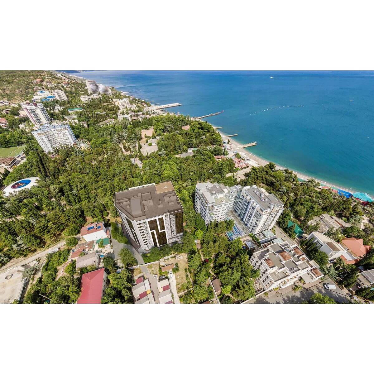 Планировка 3‑комнатный апартамент 153,6 м² в «Парк Плаза» — №А-21 | Море Близко