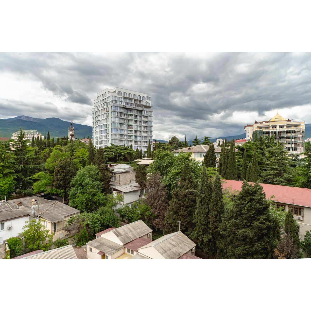 Планировка Апартамент 1‑комнатный площадью 62.96 м² с видом на горы №А-57 продаётся в городе Алушта «АК Парк Плаза» от застройщика по цене 28 837 190 ₽ – МОРЕ БЛИЗКО