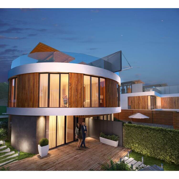 Планировка Коттедж площадью 391.20 м² с видом на море и горы №9.1 продаётся в городе Алушта «КП Паруса Мечты» от застройщика по цене 138 000 000 ₽ – Море Близко