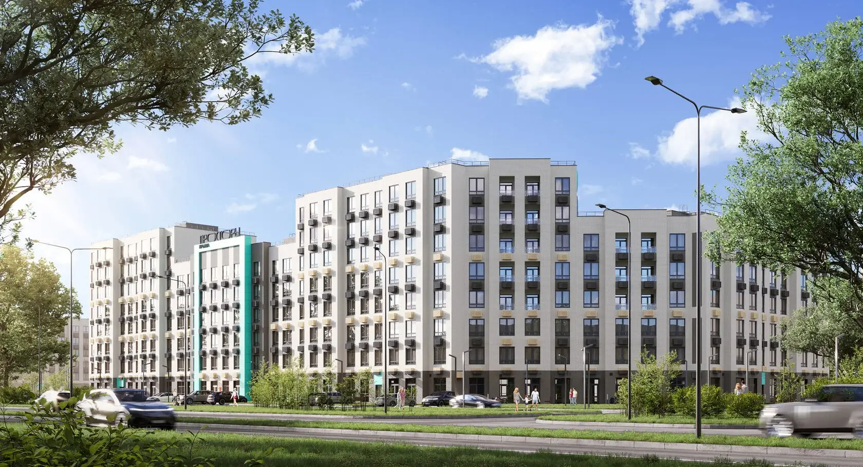 Планировка Квартира 1‑комнатная площадью 35.41 м² №100 продаётся в городе Феодосия «ЖК Просторы Крыма» от застройщика по цене 7 719 380 ₽ – МОРЕ БЛИЗКО